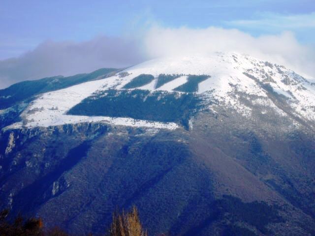 Monte Giano visto da Monte Nuria